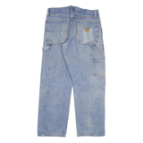 CARHARTT Mens Jeans Blue Relaxed Loose Denim Light W32 L30 Workwear Casual