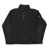 BERGHAUS Womens Black Pullover Outdoor Fleece Jumper Plain Crew Neck M Relaxed