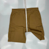 Wrangler Cargo Cargo Shorts - 36W 9L Brown Cotton