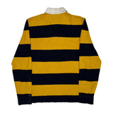 Tommy Hilfiger Striped Rugby Shirt - XL Yellow Cotton