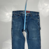 Dickies Carpenter Jeans - 36W 31L Blue Cotton Blend