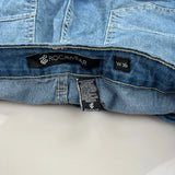 Rocawear Denim Shorts - 34W 11L Blue Denim