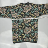 Unbranded Floral Jumper - Medium Multicoloured Acrylic