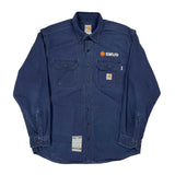 Smud Carhartt Shirt - Large Blue Cotton