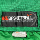 Vintage Nike Sport Shorts - Large Green Polyester