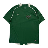 Michigan Jaguars Nike Football Shirt - Large Green Polyester