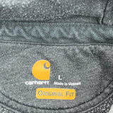 Carhartt Hoodie - Large Gray Cotton Blend
