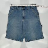 Nevada Carpenter Shorts - 32W 11L Blue Cotton