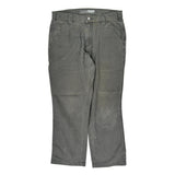 Carhartt Carpenter Trousers - 32W 30L Grey Cotton
