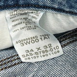 Wrangler Double Knee Carpenter Jeans - 32W 32L Blue Cotton
