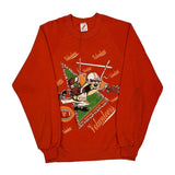 Volunteers Jerzees Graphic Sweatshirt - Large Orange Cotton Blend