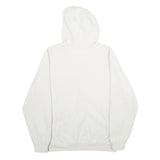 CARHARTT Mens White Hoodie L Cotton Blend Pullover Hooded Sweatshirt