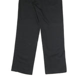DICKIES Mens Polyester Blend Black Classic Straight Trousers W32 L32 Workwear