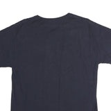 CHAMPION Mens Navy Blue Logo Graphic T-Shirt M Short Sleeve Crew Neck Cotton
