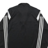 ADIDAS Mens Black & White 1/4 Zip S Sweatshirt Sports Training Pullover