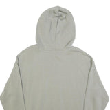 NIKE Womens Grey Hoodie M Cotton Blend Casual Pullover Sweatshirt