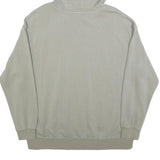 NIKE Womens Grey Hoodie M Cotton Blend Casual Pullover Sweatshirt