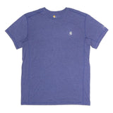 CARHARTT Mens Blue Graphic T-Shirt M Short Sleeve Crew Neck Casual Cotton