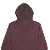 ALPHA INDUSTRIES Mens Maroon Hoodie S Cotton Blend Casual Pullover Style