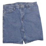 WRANGLER Mens Shorts Blue Denim XL W36 Classic Fit Casual Cotton