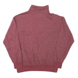 WINGS Mens Maroon Cape Cod Printed Collared M Cotton Blend Sweatshirt Pullover