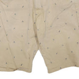 CARHARTT Mens Shorts Beige Casual Printed L W36 Cotton Blend Relaxed Fit