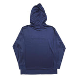 DKNY Mens Blue Pullover Hoodie M Embroidered Logo Polyester Casual Wear