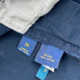 Polo By Ralph Lauren Chino Shorts - 36W 9L Navy Cotton