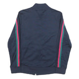 FILA Womens Navy Blue Polyester Blend Track Jacket M Athletic Zip Sportswear
