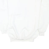 DOLPHIN Womens White Sweatshirt Crew Neck M Otters Graphic Print Cotton Blend