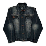 Sean John Denim Jacket - Medium Dark Wash Cotton