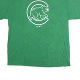 MAJESTIC Mens Green XL Graphic T-Shirt Short Sleeve Crew Neck Cotton Casual