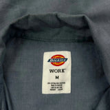 Dickies Short Sleeve Shirt - Medium Blue Cotton Blend