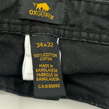 Oxgear Carpenter Pants - 34W 32L Black Cotton
