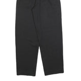 Womens Black Relaxed Fit Zip Closure Trousers W26 L30 Classic Style