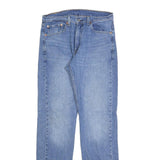 LEVI'S 505 Mens Jeans Blue Regular Straight Denim Medium W32 L34 Zip Cotton