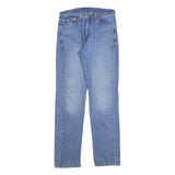 LEVI'S 505 Mens Jeans Blue Regular Straight Denim Medium W32 L34 Zip Cotton