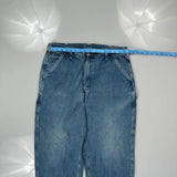 Carhartt Carpenter Jeans - 34W 29L Blue Denim