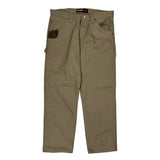 Wrangler Carpenter Trousers - 36W 32L Khaki Cotton