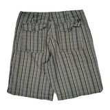 Lee Checked Shorts - 34W 9L Blue Cotton