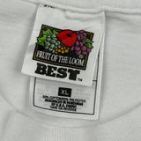 Single Stitch Bellevue Area Catholic School System Fruit Of The Loom T-Shirt - XL White Cotton Blend