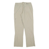 THE NORTH FACE Womens Beige Polyester Blend Regular Fit Trousers W30 L32 Outdoor