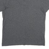 TED BAKER Mens Grey Cotton Blend Polo Shirt S Short Sleeve Patterned Collar