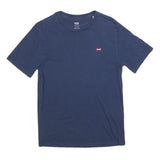 LEVI'S Mens Blue XS T-Shirt Short Sleeve Crew Neck Cotton Blend Casual