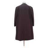 Mens Black Plain Classic Cotton Blend Button Jacket XL Casual Outerwear Coat