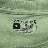 Carhartt T-Shirt - 2XL Green Cotton