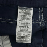 Carhartt Carpenter Trousers - 30W 30L Navy Cotton