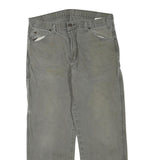 DICKIES Mens Regular Fit Straight Leg Denim Grey W36 L27 Workwear Zip Fly Pants