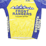VOLER Mens Yellow & Blue Front Rangers Graphic T-Shirt M Short Sleeve Crew Neck