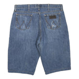 WRANGLER Mens Denim Blue Casual Shorts L W36 Classic Cotton Blend
